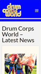 Mobile Screenshot of drumcorpsworld.com